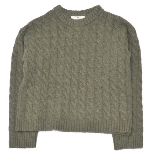 H&M - Zöld crop pulcsi (170)