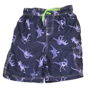 Sötétkék, dinós fürdőnadrág (140)