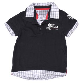 Sötétkék galléros póló (122*)