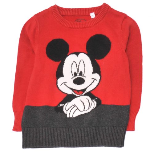 C&A, Disney - Piros, Mickey pulóver (92)