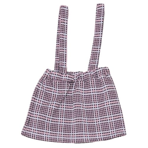 Kék kockás kantáros szoknya (80)