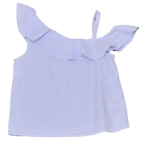 H&M - Kék, Fehér csíkos ujjatlan felső (164)