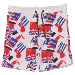 Dorko - Fehér, zászlós fürdőnadrág (170-176*)