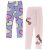 Krém, kék bélelt leggings szett (128)