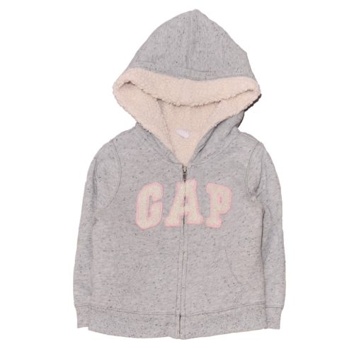 Gap - Szürke, szőrmés kocsikabát (98)