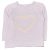 H&M - Drapp, szív pulóver (80)