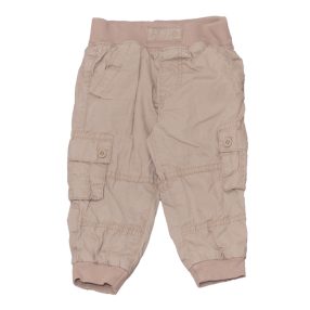 Mothercare - Drapp oldalzsebes, bélelt nadrág (68-74)