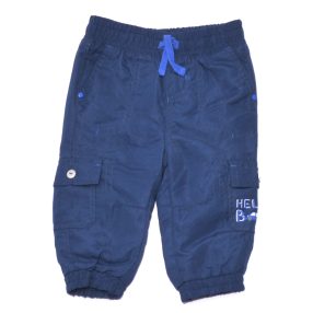 Kék thermo béléses, oldalzsebes nadrág (74)