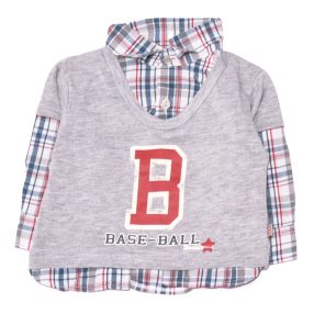 Szürke hosszú ujjú felső (74)