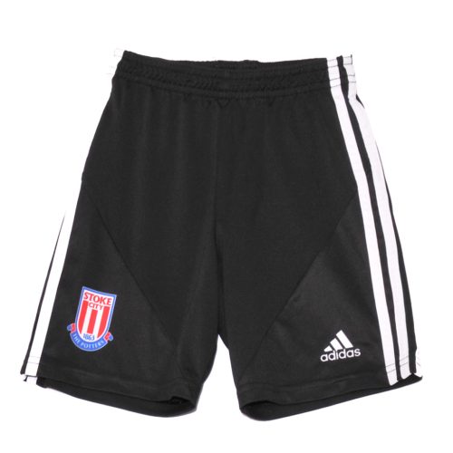 Adidas - Fekete focis rövidnadrág (92*)