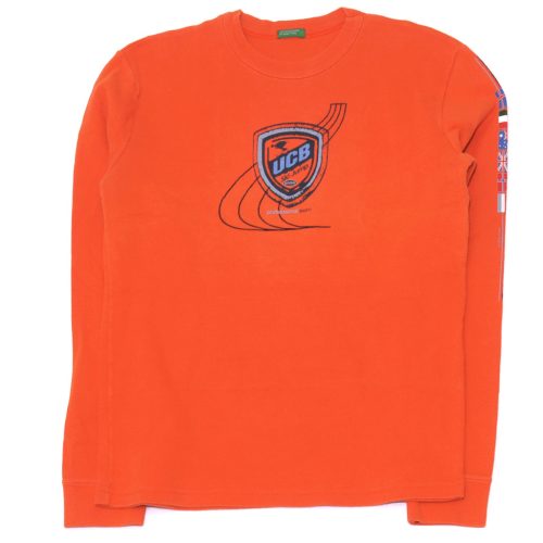 Benetton - Narancssárga hosszú ujjú póló (152-158*)