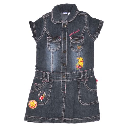 C&A, Disney - Kék, Micimackó farmerruha (104)