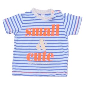 Next - Kék csíkos póló (68-74)