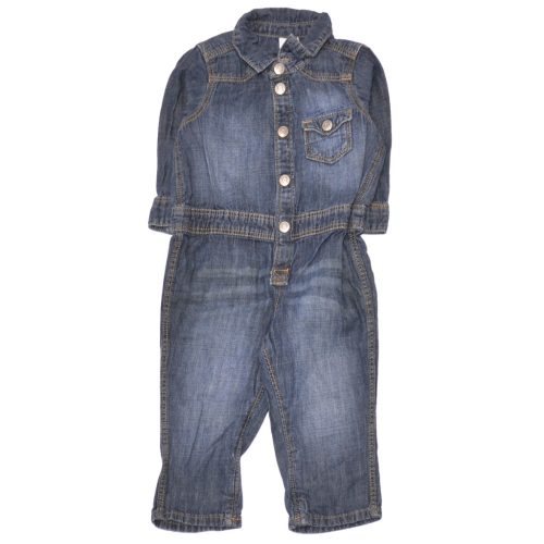 H&M - Farmerkék hosszú ujjú overál (68)