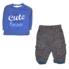 Kék ruha szett (56-62)