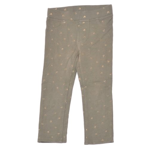 H&M - Zöld, szivecskés leggings (104)