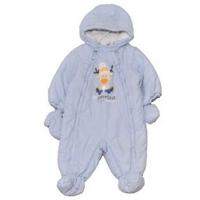 C&A - Világoskék, rénszarvasos overál (74)