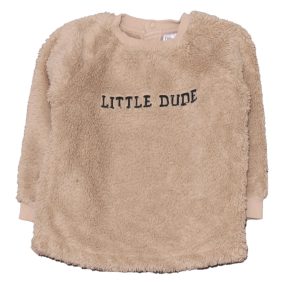 Drapp szőrmés pulóver (86)