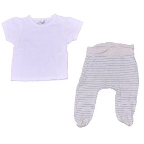 Fehér, Szürke  ruha szett (68)