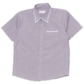 Kék csíkos rövid ujjú ing (116)