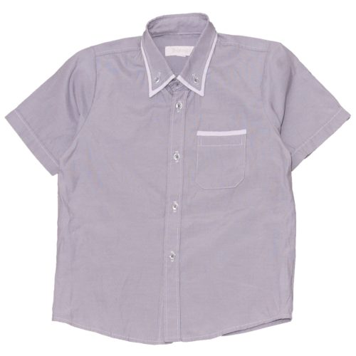 Kék csíkos rövid ujjú ing (116)