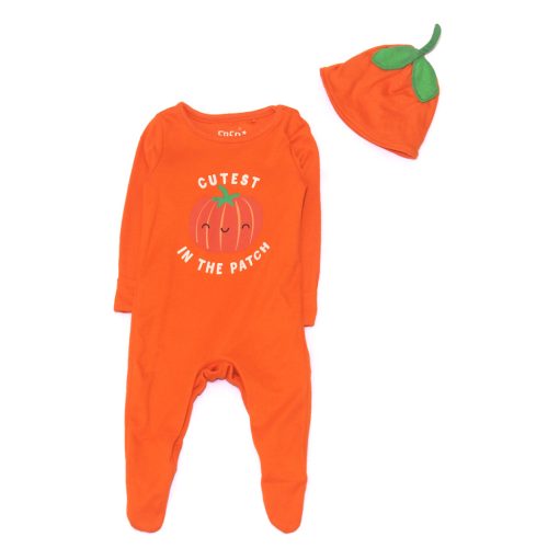 Narancssárga, Halloween tökös ruha szett (68)