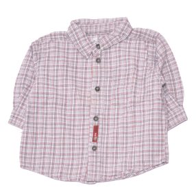 H&M - Szürke, kockás hosszú ujjú ing (68)