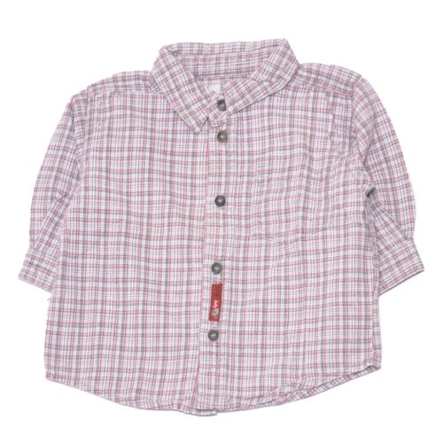 H&M - Szürke, kockás hosszú ujjú ing (68)