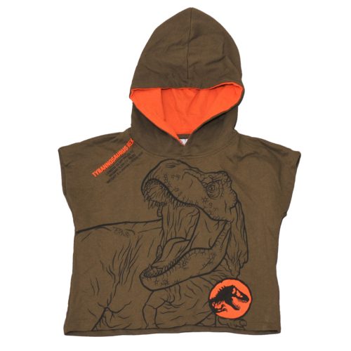 Jurassic World -  Zöld, dínós  kapucnis felső (104)