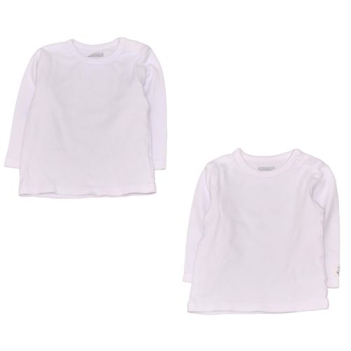 Fehér hosszú ujjú póló szett (62)