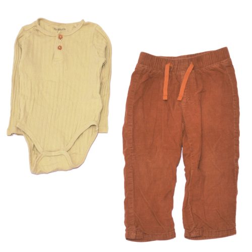  Barna, Zöld ruha szett (80)