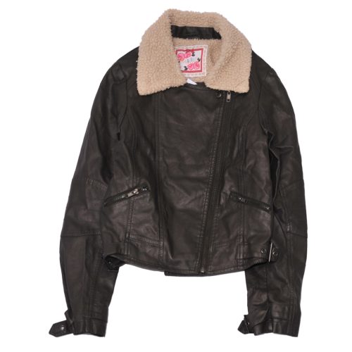 ST.Bernard - Barna műbőr dzseki (110-116*)