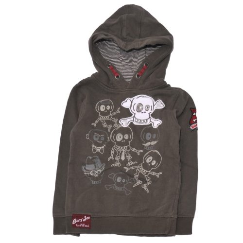 Zöld, koponyás pulóver (110*)