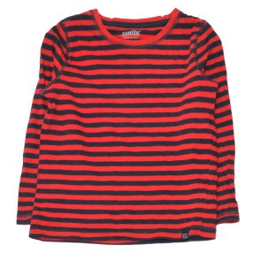 Kék-Piros csíkos hosszú ujjú póló (110-116)