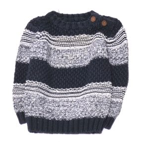 Kék-Fehér pulóver (68-74)