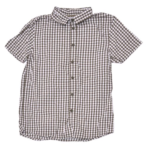  Reserved -  Zöld-Fehér kockás rövid ujjú ing (140)