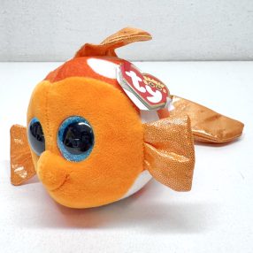   TY Beanie Boos: Sami a narancssárga hal plüss figura - 15 cm
