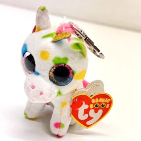 TY BOOS CLIP HARMONIE 8, 5CM - PÖTTYÖS UNIKORNIS