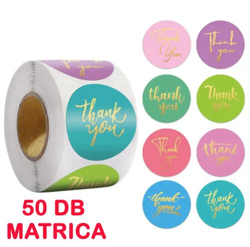 Thank you matricák (50 db)