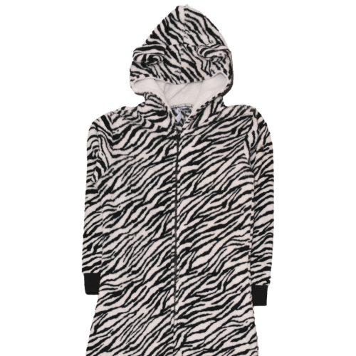  Fekete, Fehér, zebra mintás  kezeslábas / Jelmez (146-152)