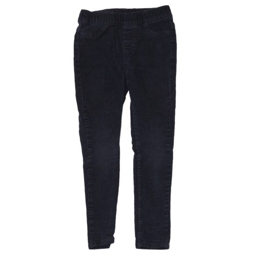 Sötétkék  slim kordnadrág (110-116*)