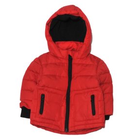 Piros télikabát (62-68)