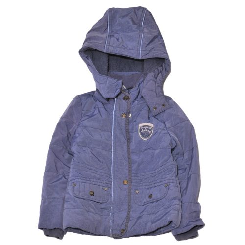 S.Oliver - kék, mintás télikabát (116-122)