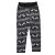  Fekete, karácsonyi mintás bélelt leggings ( 104-110)