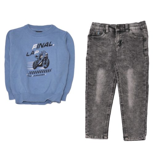 Kék, Szürke ruhaszett (104)