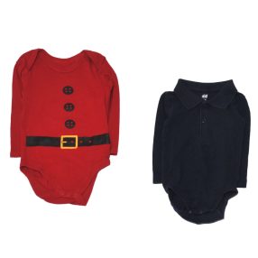  Piros, kék  body szett (80)