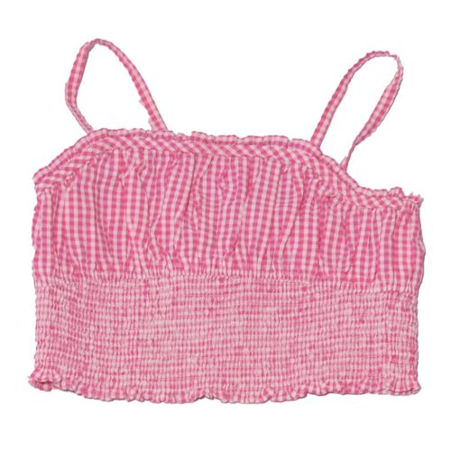  Zara -  Rózsaszín-Fehér kockás  top (152)