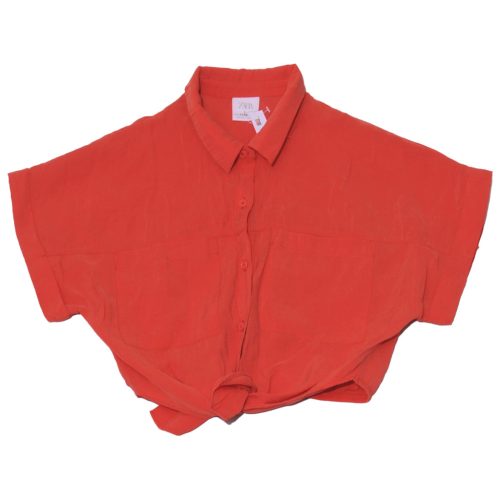  Piros  megkötős blúz (152)