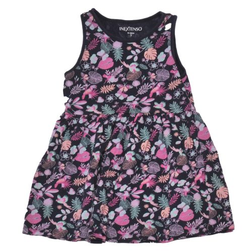 Kék, papagájos  ruha (98)