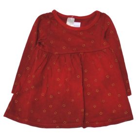  H&M -  Piros, arany csillagos  hosszú ujjú felső (80)